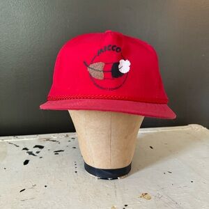 Vintage Micro Aircraft Company Hat Red by Nissin